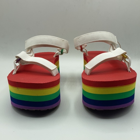 Teva Shoes - Teva Flatform Universal Rainbow Pride